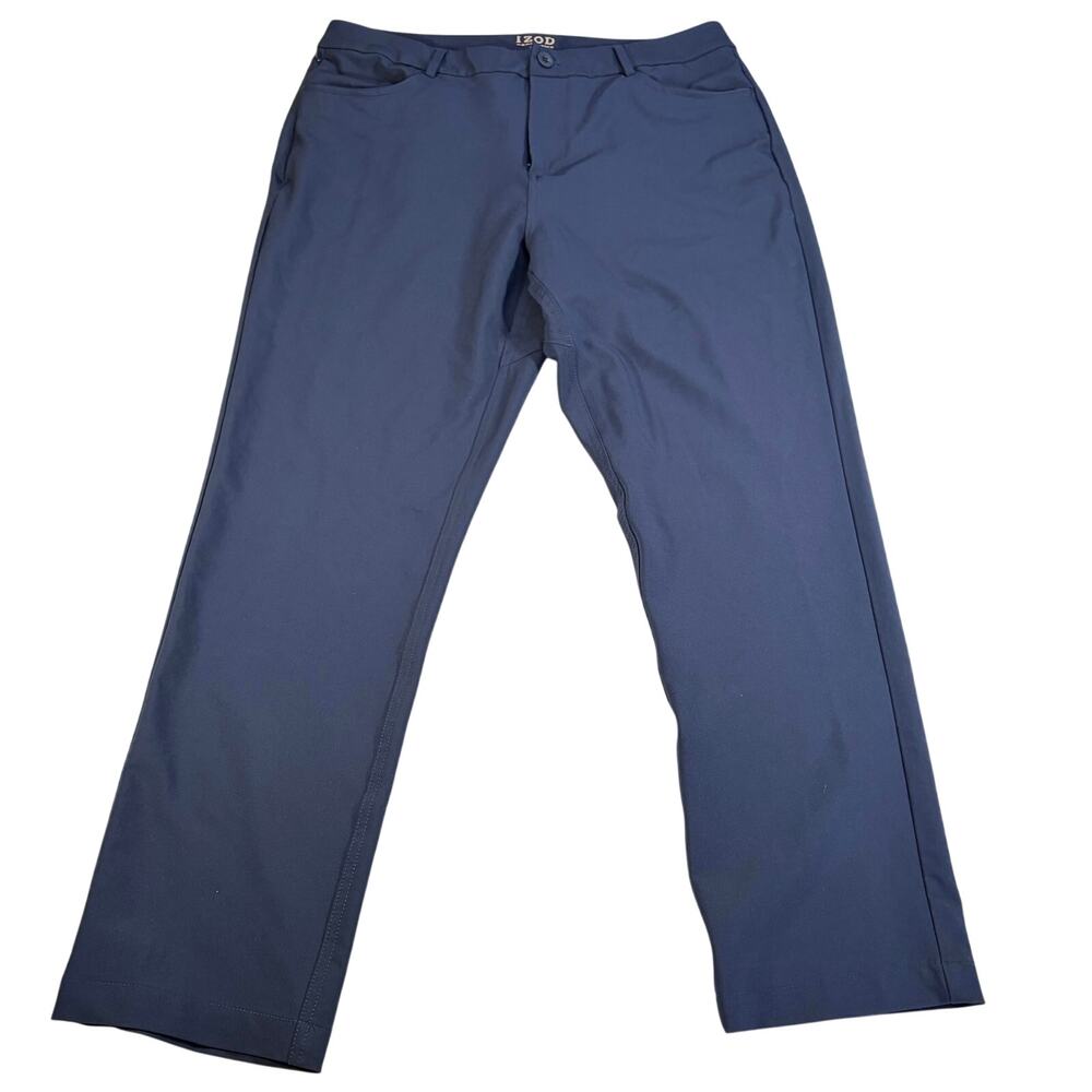 Izod Mens Performx navy performance pants. Size 34 x 29. golf, work, dress pants